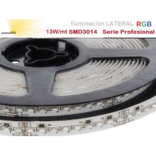 Tira LED 5 mts Flexible 65W 900 Led SMD 3014 Iluminación LATERAL IP20 RGB, serie Profesional